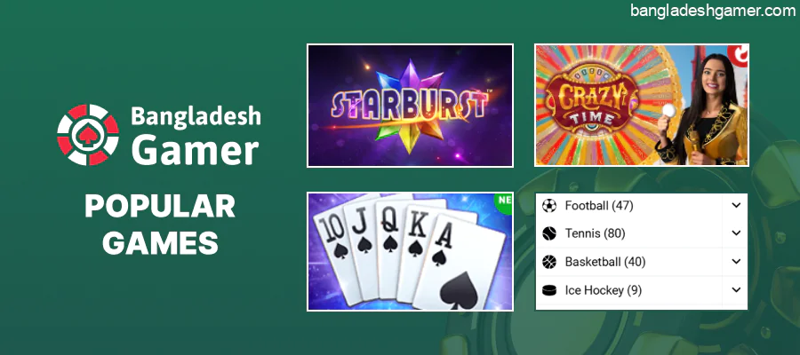 Bangladeshgamer: Popular Games in New Casinos