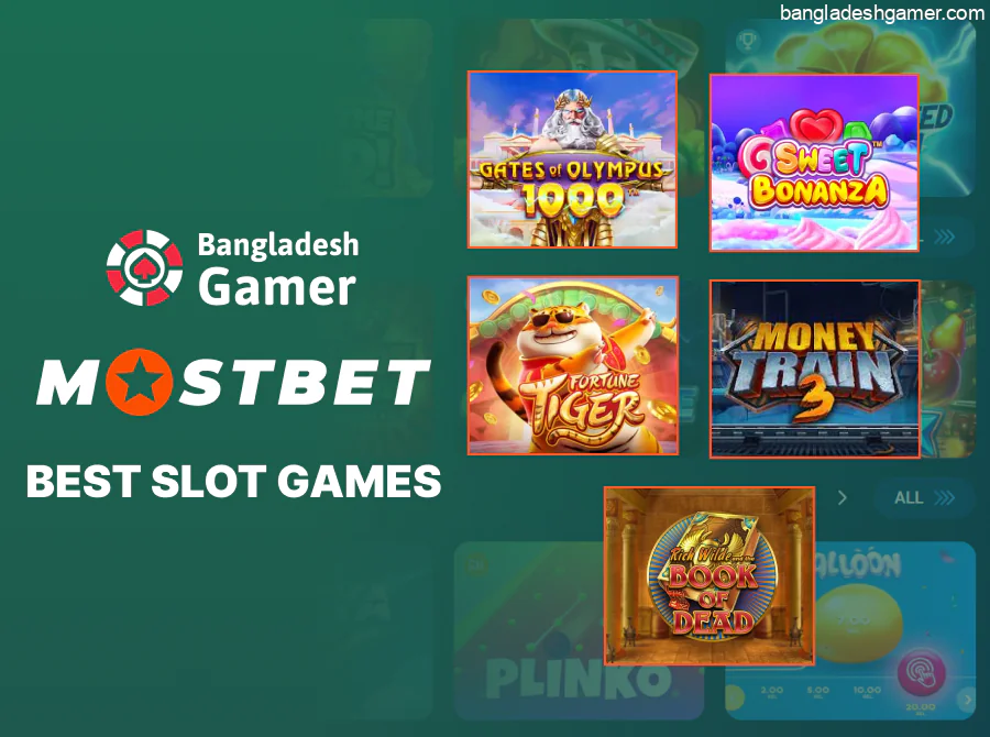 The best slot games for Bangladeshi players at Mostbet