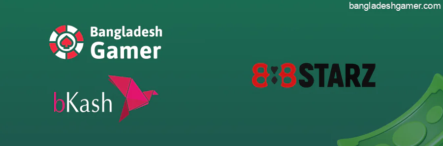 The 888starz website accepts the bKash payment method