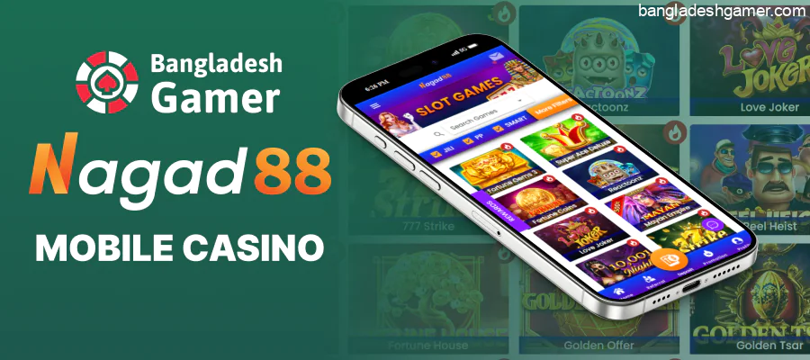 The Nagad88 Casino app provides all the necessary features