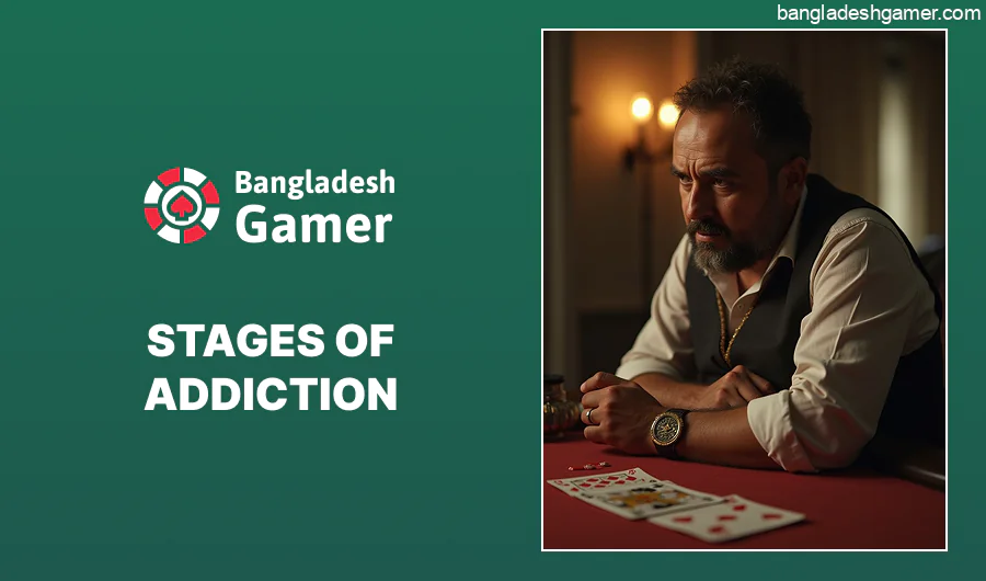 The stages of developing a gambling addiction